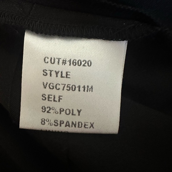 Tadashi collection Elegant Black Metallic Dress size L - Picture 4 of 10